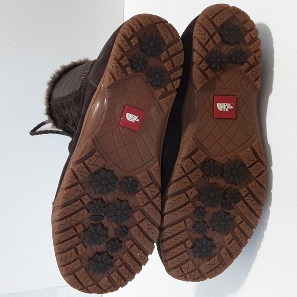 The North Face Nuptse Purna Il Boot women 6.5 waterproof winter comfy brown - Picture 11 of 15